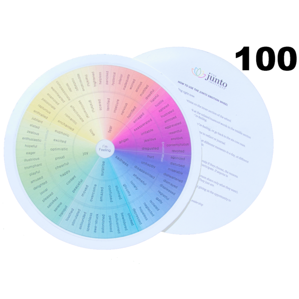 Emotion Wheel 100 Pack