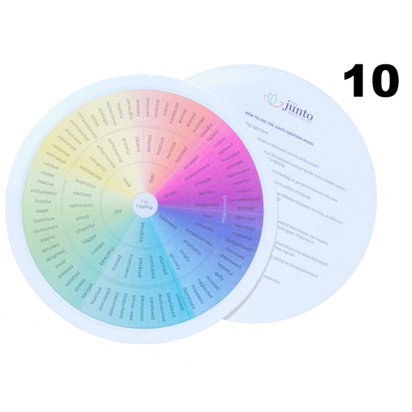 Emotion Wheel 10 Pack